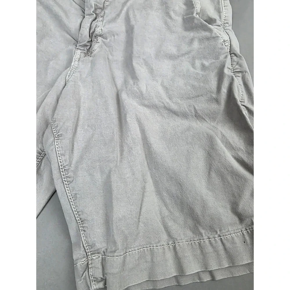 American Eagle Mens Next Level Flex Chino Shorts Gray Size 31 8 Inch Inseam